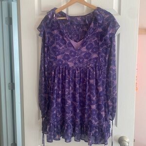 Free People These Dreams XS Purple Dress